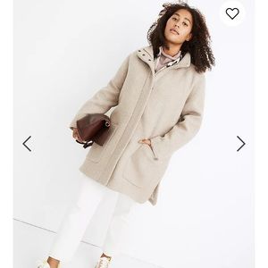 NWT Madewell estate cocoon coat. XL